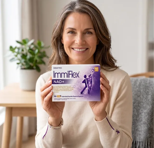 Kvinne med energi og vitalitet